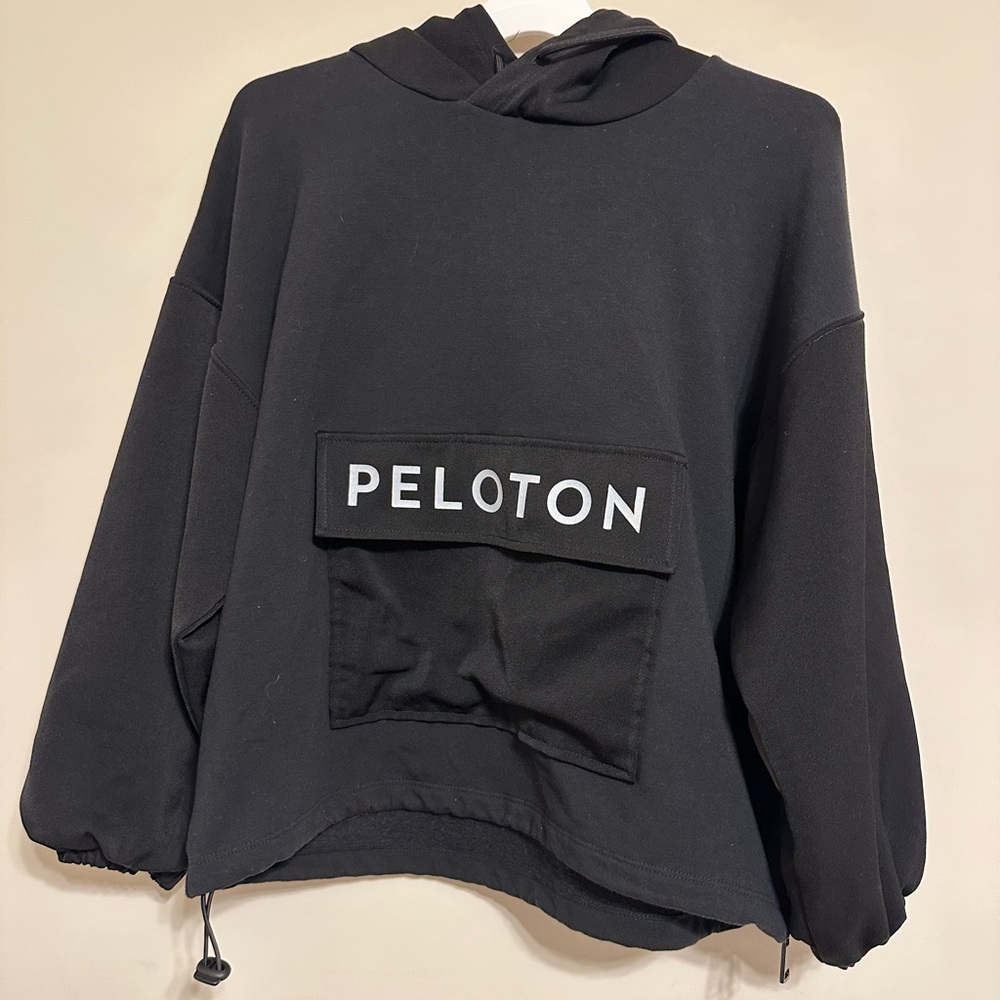 Peloton Fleece Anorak-Performance w/ Kangaroo Pocket & Side Zip Sz Small